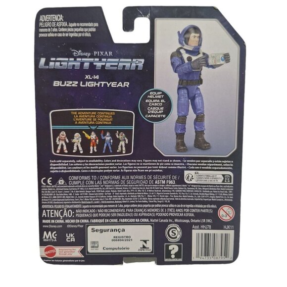 Disney Pixar‎ Buzz Lightyear XL14 Mattel Action Figure Posable 5 Inch - Picture 2 of 6